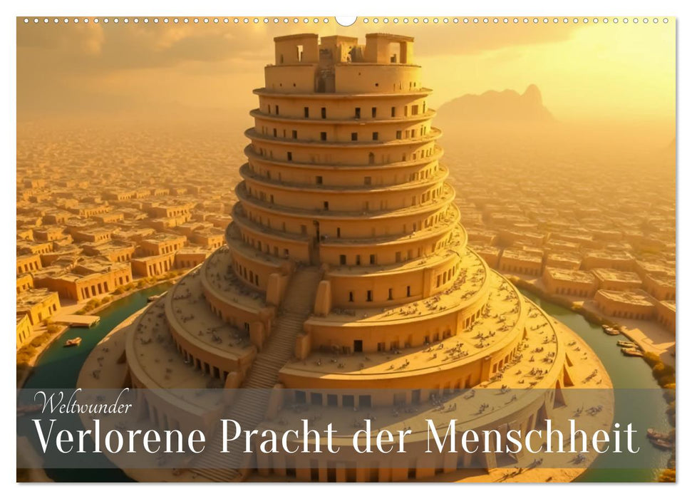 Weltwunder - Verlorene Pracht der Menschheit (CALVENDO Wandkalender 2027)