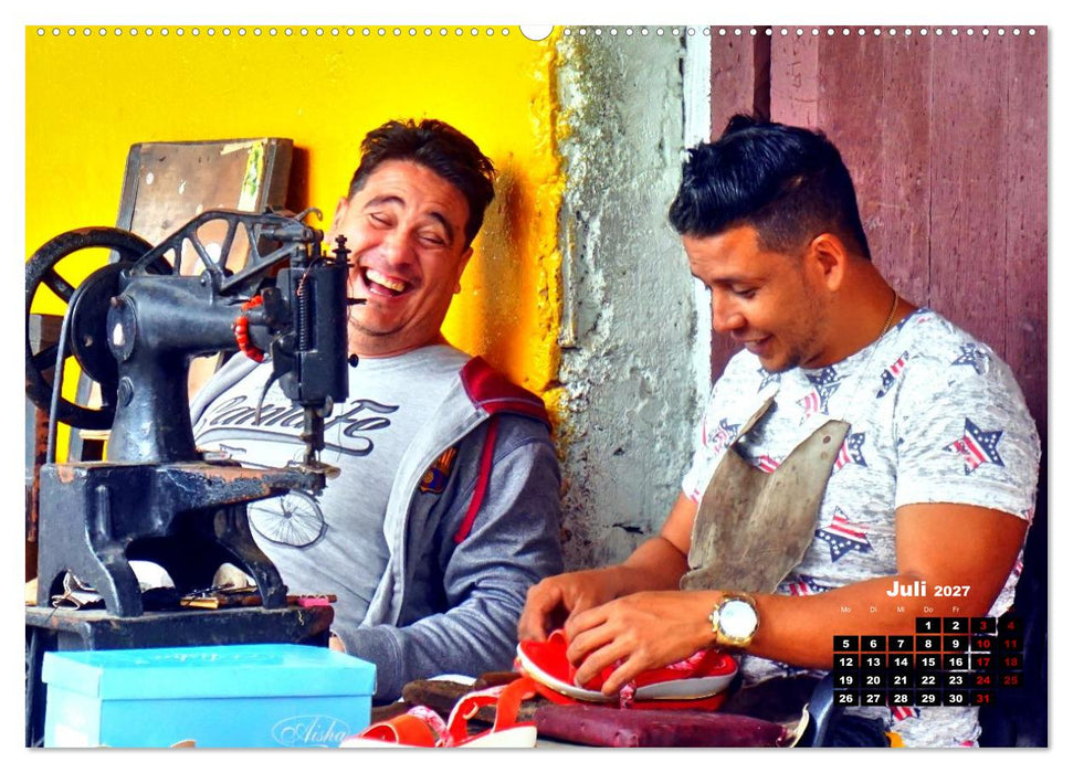 Zapateros - Schuhmacher in Havanna (CALVENDO Premium Wandkalender 2027)