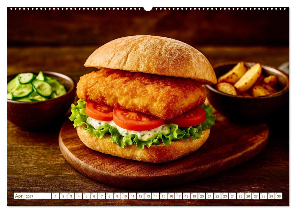 Leckere Burger (CALVENDO Wandkalender 2027)