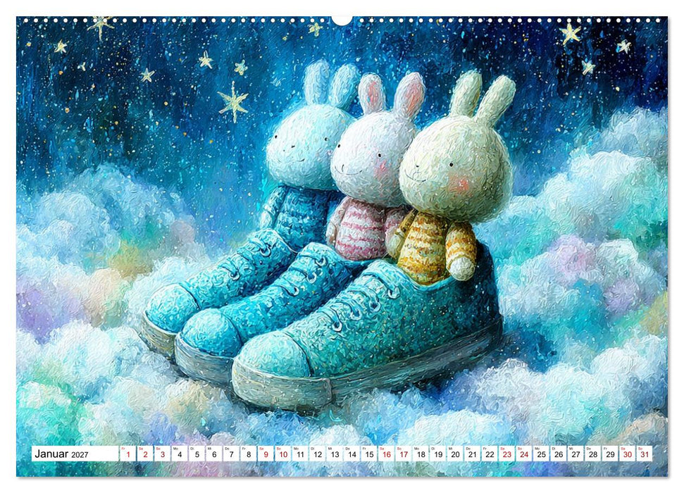 Das geheime Leben flauschiger Freunde (CALVENDO Wandkalender 2027)