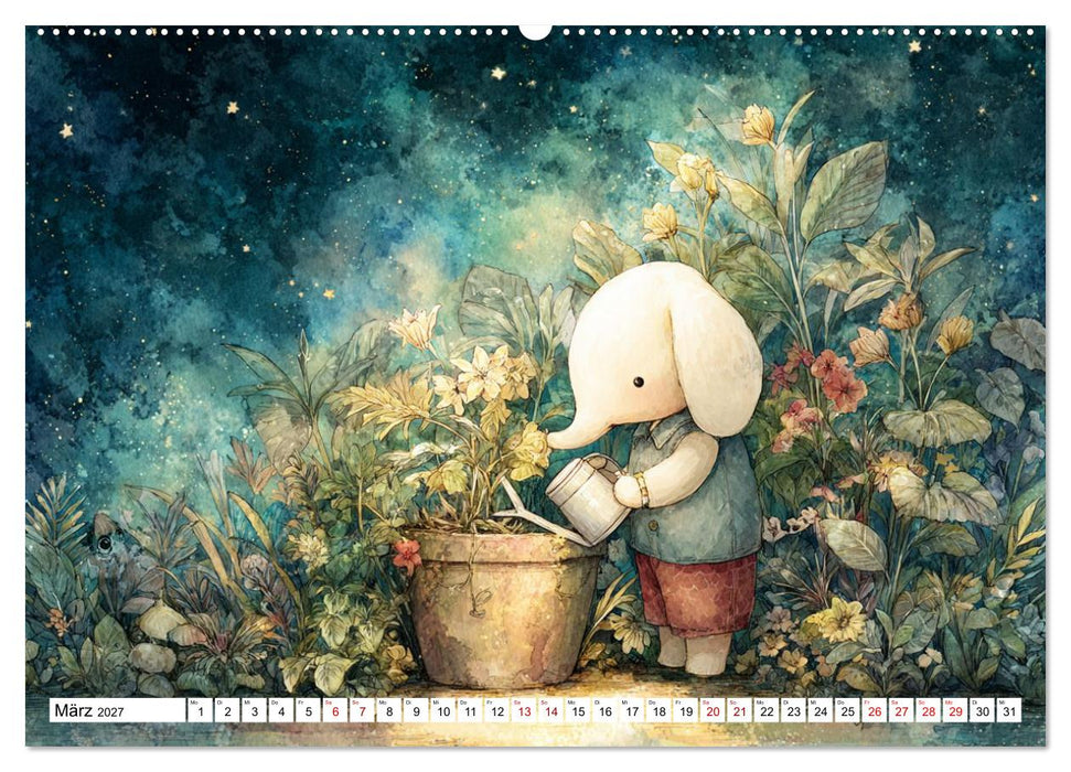 Das geheime Leben flauschiger Freunde (CALVENDO Wandkalender 2027)