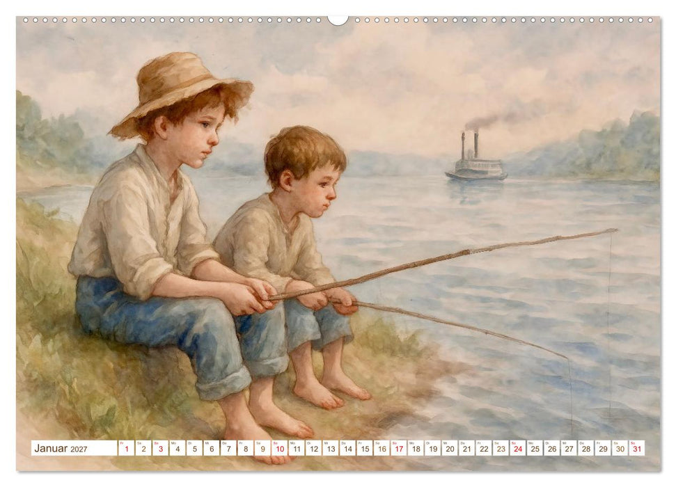 Mark Twain (CALVENDO Premium Wandkalender 2027)