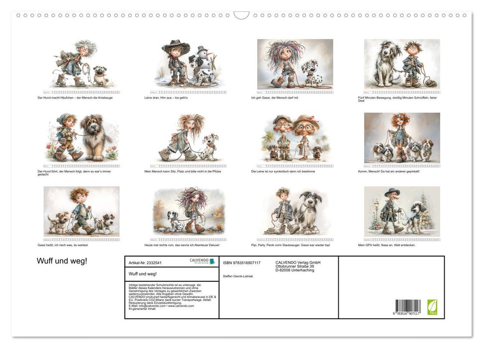 Wuff und weg! (CALVENDO Wandkalender 2027)
