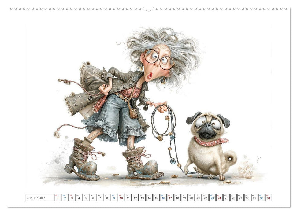 Wuff und weg! (CALVENDO Wandkalender 2027)