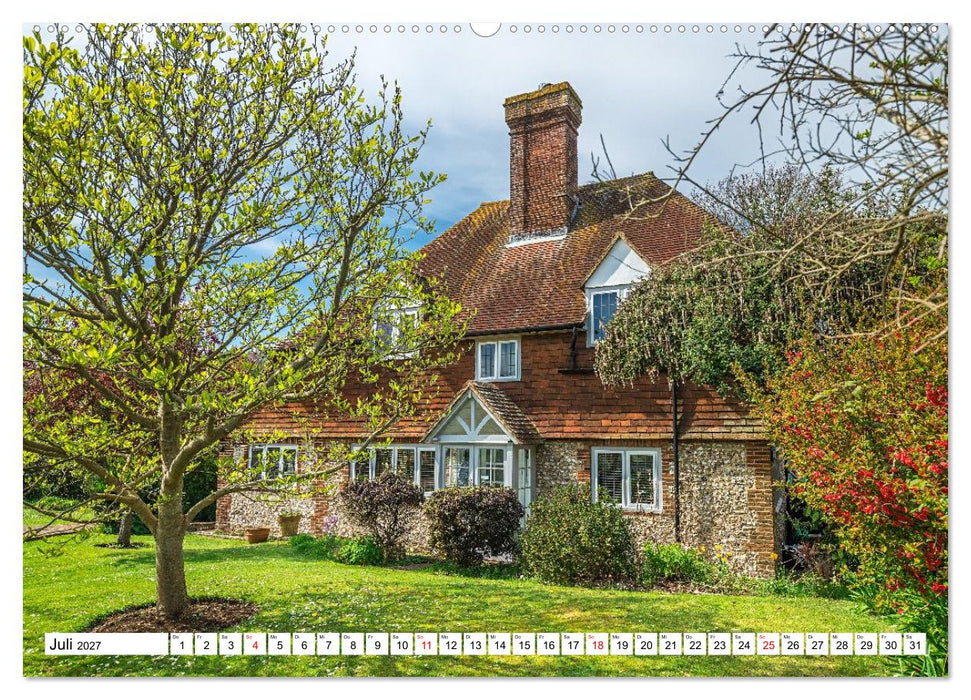 Englands charmante Wohnhäuser (CALVENDO Premium Wandkalender 2027)