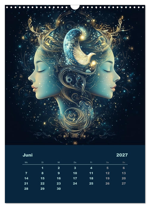 Göttinnen der Sterne - der weibliche Zodiac (CALVENDO Wandkalender 2027)