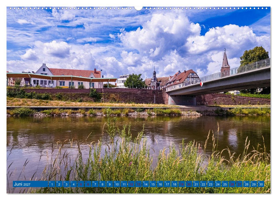 Die Obere Weser - von Bad Karlshafen bis Hameln (CALVENDO Wandkalender 2027)
