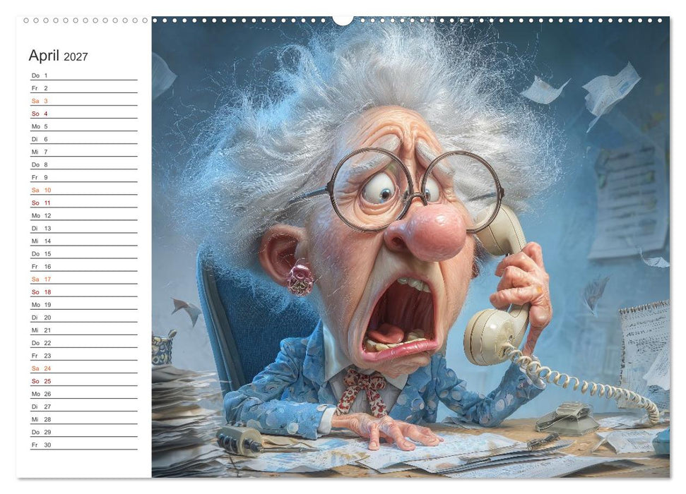 Oma macht jetzt Sonderschicht (CALVENDO Wandkalender 2027)