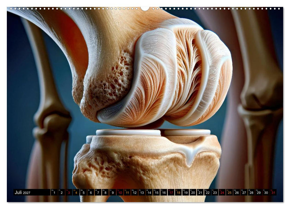 Faszination Knie - Das Gelenk, das uns bewegt (CALVENDO Premium Wandkalender 2027)