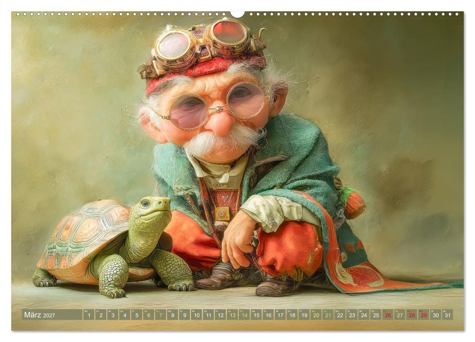 Unsere besten tierischen Freunde - Humorvolle Werke (CALVENDO Premium Wandkalender 2027)