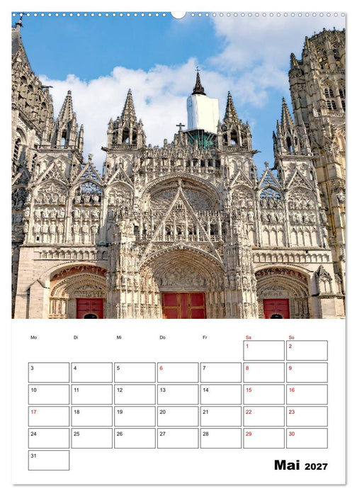 Rouen - Reiseplaner (CALVENDO Wandkalender 2027)