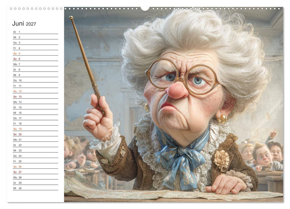 Oma macht jetzt Sonderschicht (CALVENDO Premium Wandkalender 2027)
