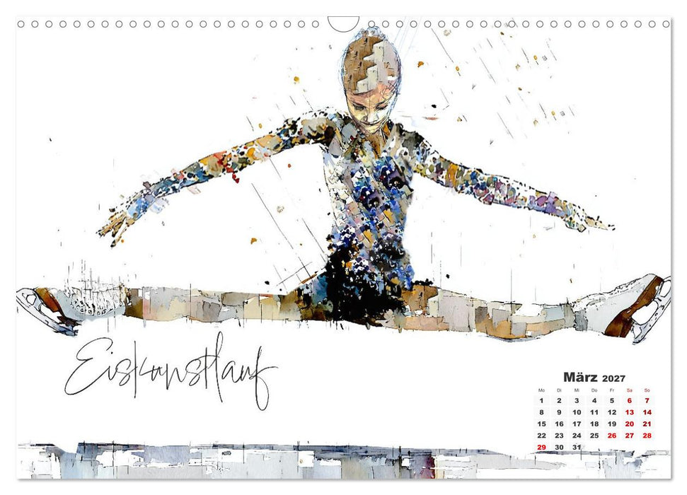 Olympische Luftsprünge (CALVENDO Wandkalender 2027)