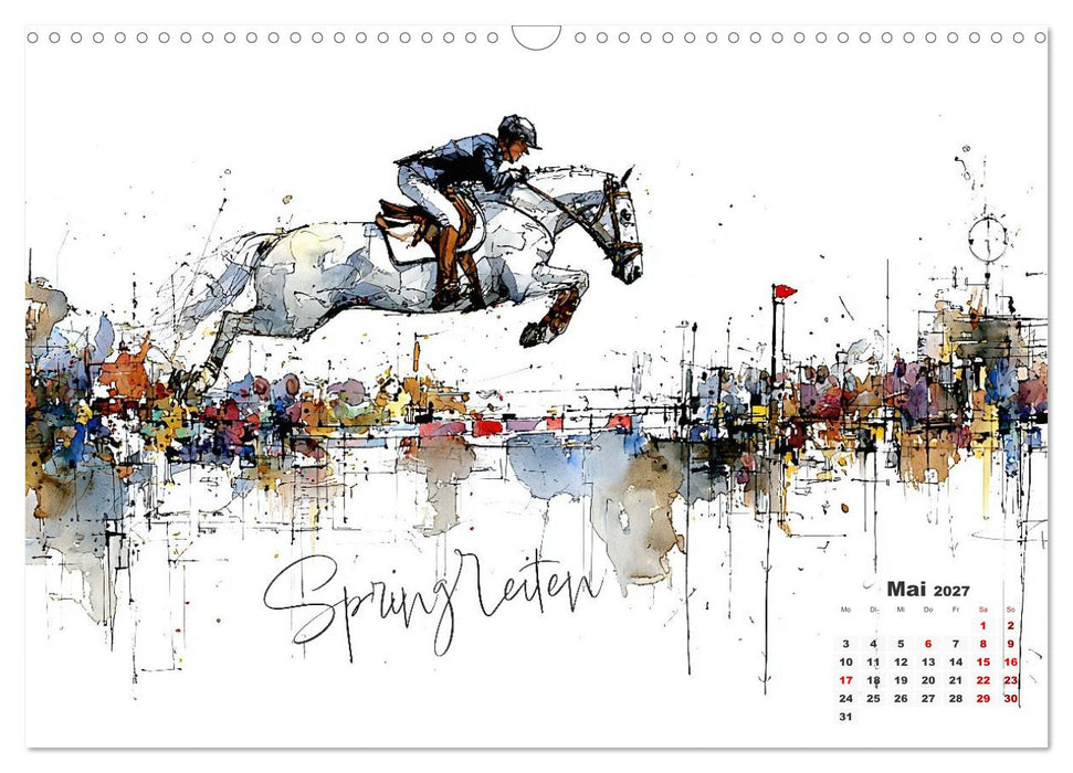 Olympische Luftsprünge (CALVENDO Wandkalender 2027)