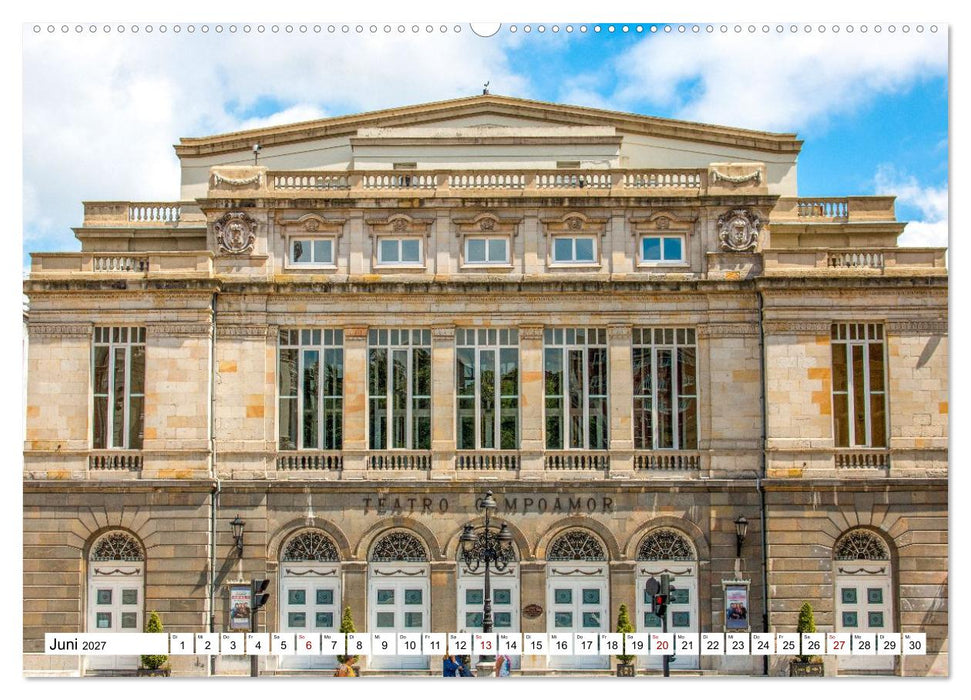 Oviedo - Asturische Eleganz in Stein (CALVENDO Wandkalender 2027)