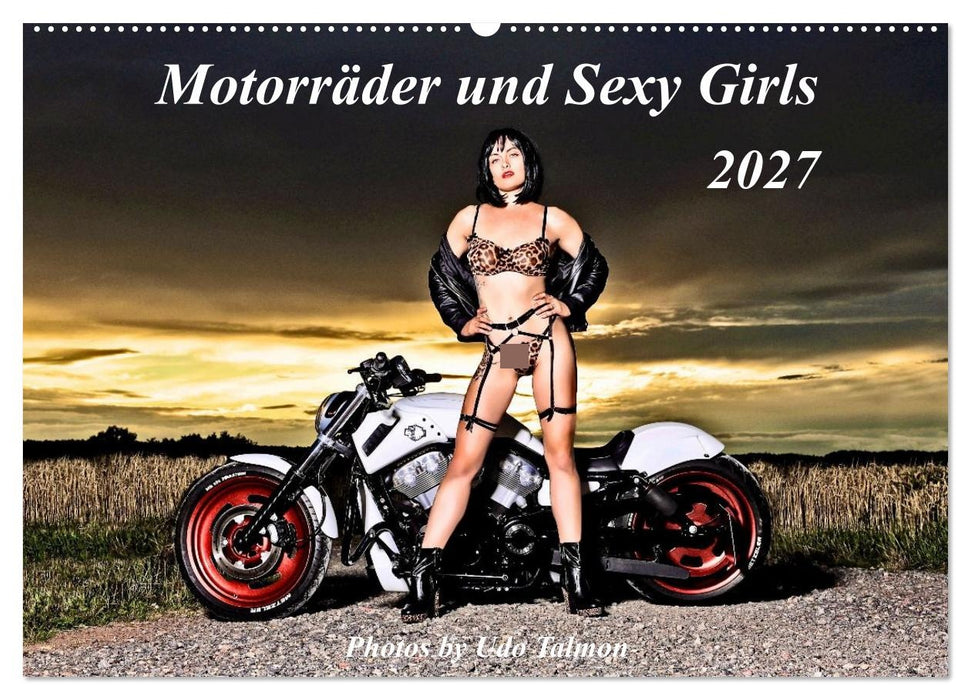 Motorräder und Sexy Girls (CALVENDO Wandkalender 2027)