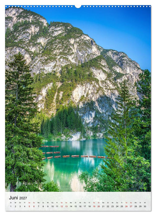 Pragser Wildsee - Der vielleicht schönste Bergsee der Dolomiten und Südtirols (CALVENDO Wandkalender 2027)
