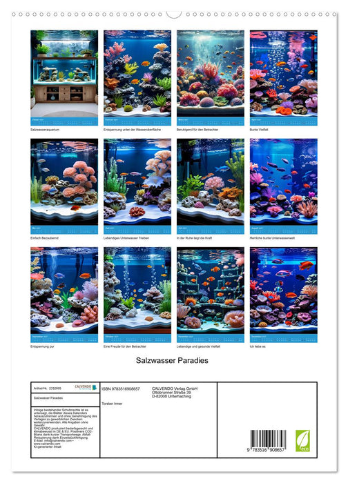 Salzwasser Paradies (CALVENDO Premium Wandkalender 2027)