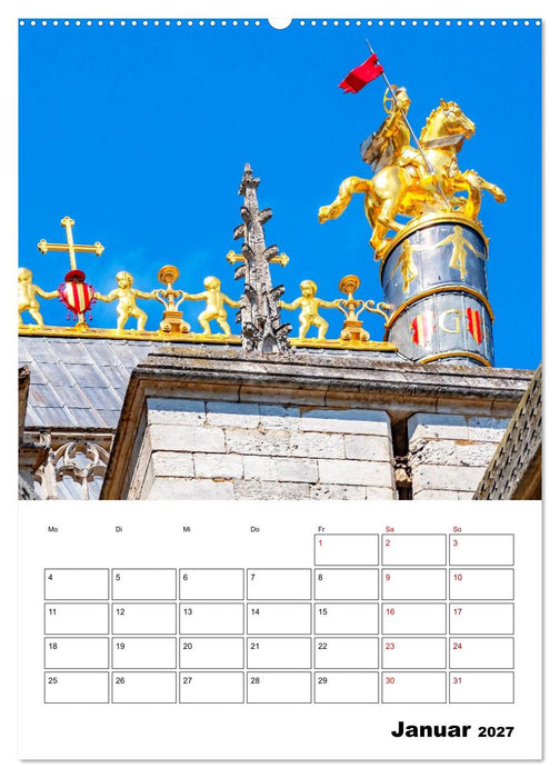 Rouen - Reiseplaner (CALVENDO Premium Wandkalender 2027)