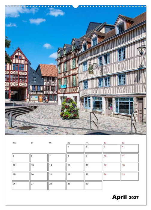 Rouen - Reiseplaner (CALVENDO Premium Wandkalender 2027)