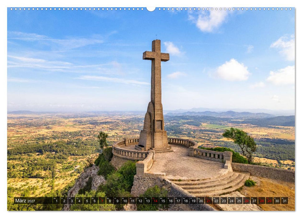 Mallorca - einzigartige Luftbildaufnahmen (CALVENDO Premium Wandkalender 2027)