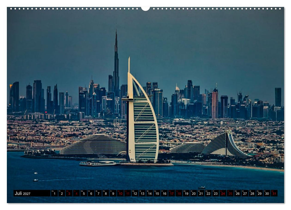 Dubai Panoramen (CALVENDO Premium Wandkalender 2027)