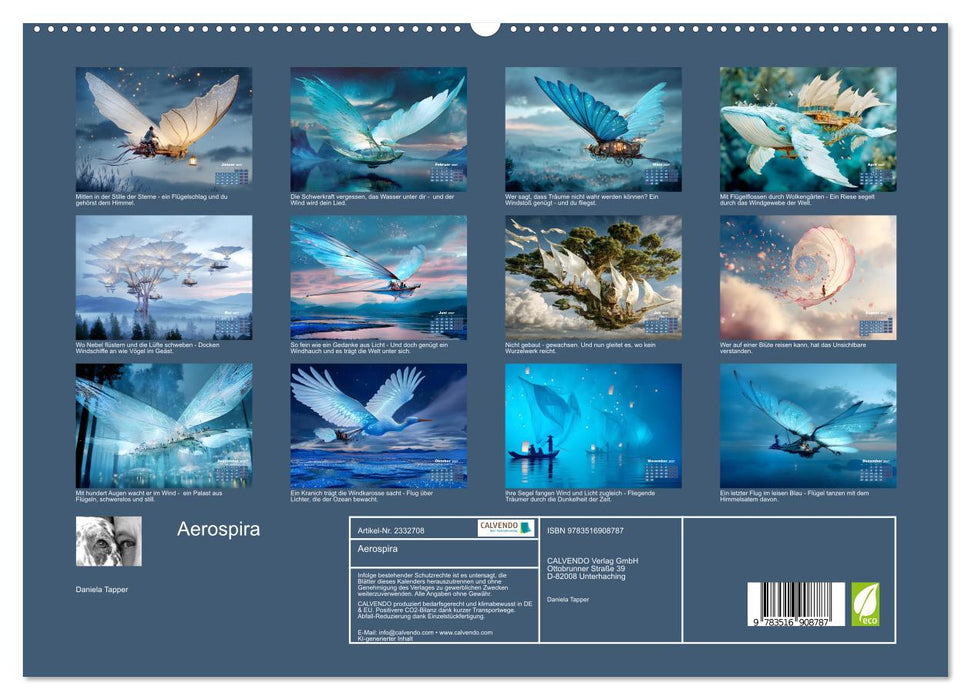 Aerospira (CALVENDO Premium Wandkalender 2027)