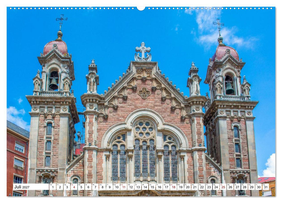 Oviedo - Asturische Eleganz in Stein (CALVENDO Premium Wandkalender 2027)