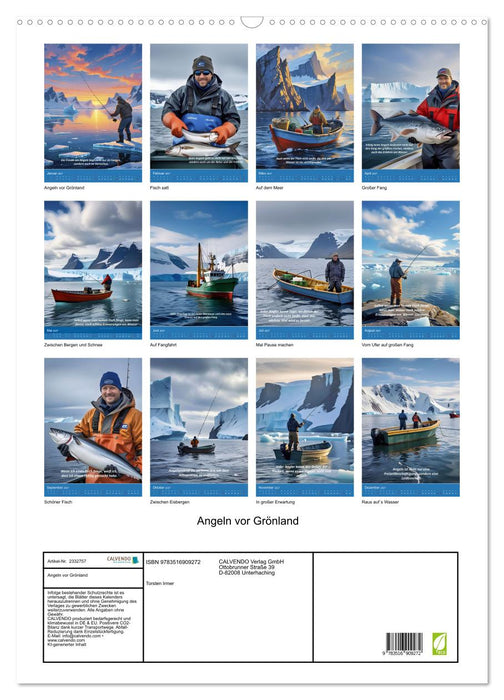 Angeln vor Grönland (CALVENDO Wandkalender 2027)