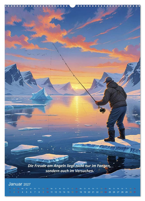 Angeln vor Grönland (CALVENDO Wandkalender 2027)