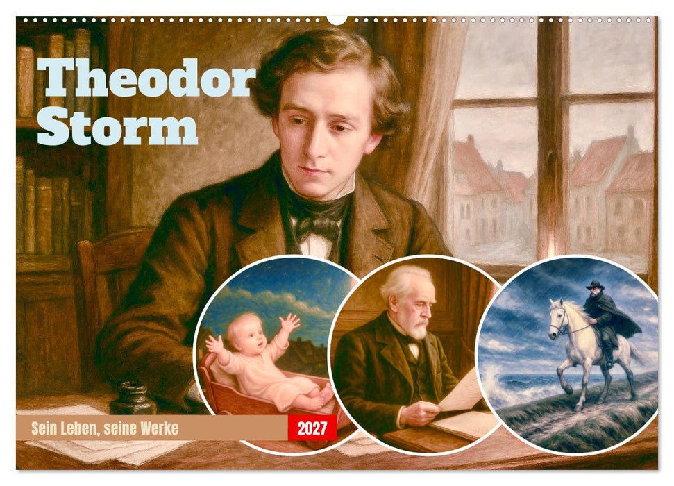 Theodor Storm. Sein Leben, seine Werke (CALVENDO Wandkalender 2027)