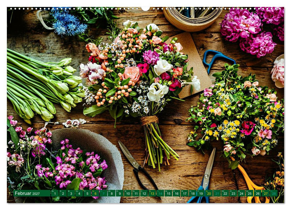 FLORISTIK - Im Reich der Blumen (CALVENDO Premium Wandkalender 2027)