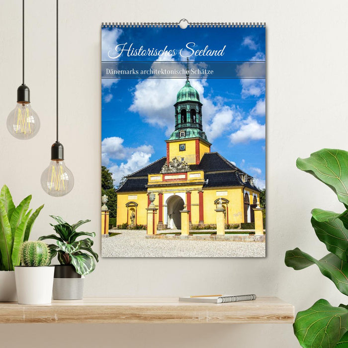 Historisches Seeland – Dänemarks architektonische Schätze (CALVENDO Wandkalender 2027)