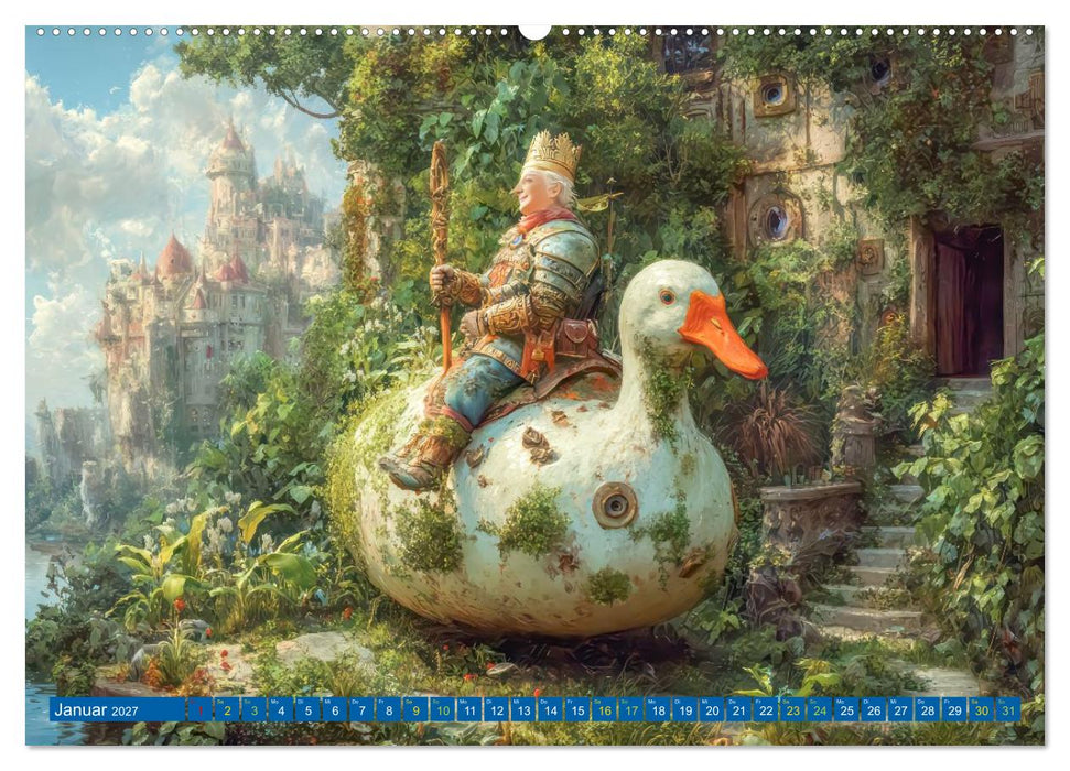 Paradoxe fantastische Welten - Märchenhaft verspielt (CALVENDO Wandkalender 2027)