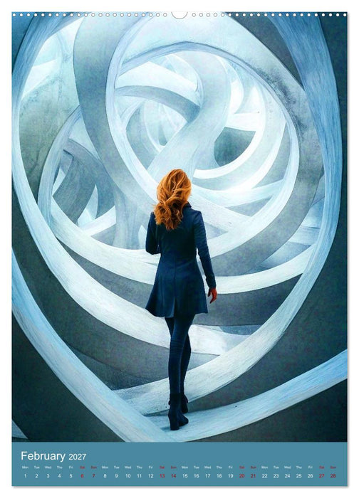 Paths like Escher (CALVENDO Premium-Calendar 2027)
