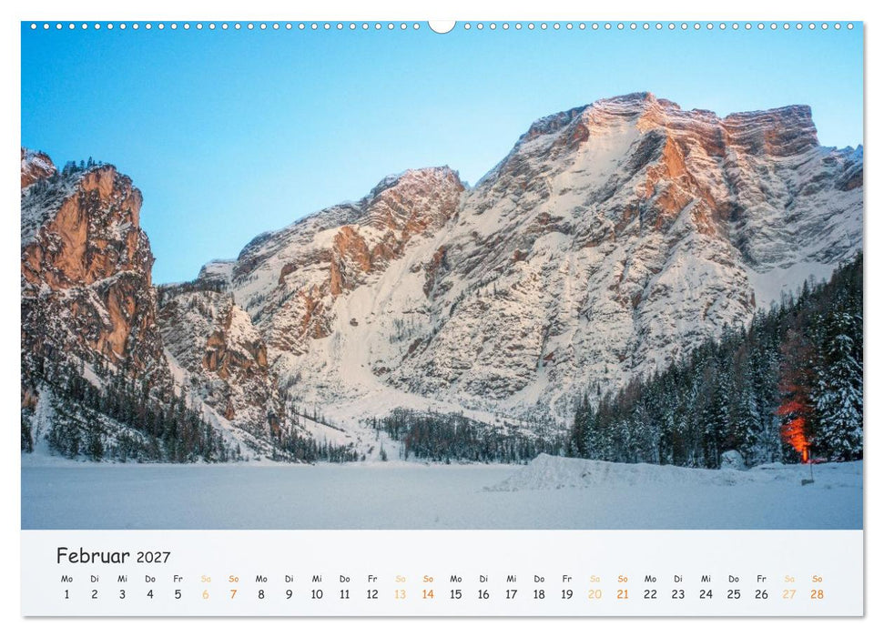 Pragser Wildsee - Traumziel in den Dolomiten (CALVENDO Premium Wandkalender 2027)
