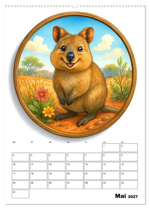 Unbekannte Niedlichkeit (CALVENDO Wandkalender 2027)