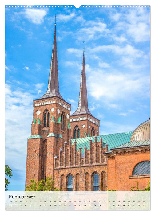 Historisches Seeland – Dänemarks architektonische Schätze (CALVENDO Premium Wandkalender 2027)