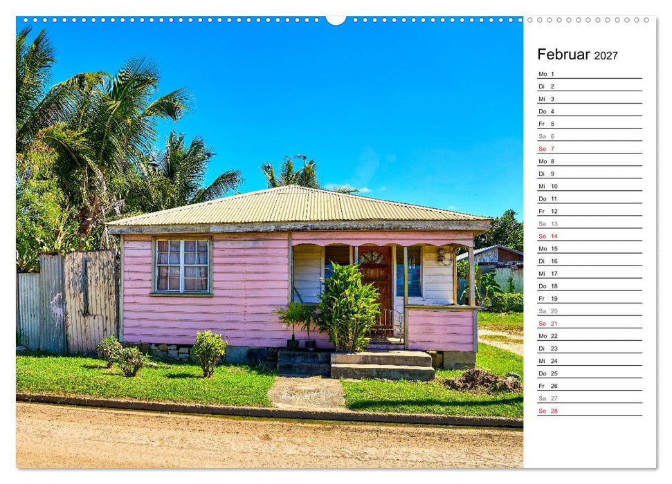 Karibik entdecken - Inseln und Farben der Karibik mit echtem Lebensgefühl (CALVENDO Wandkalender 2027)