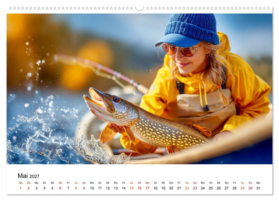 Jagd auf den Hecht (CALVENDO Premium Wandkalender 2027)