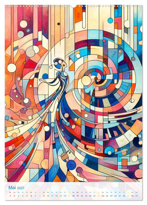 Synästhetische Kunst - Musik in Farben und Formen (CALVENDO Wandkalender 2027)