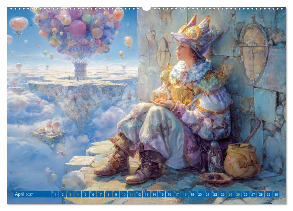 Paradoxe fantastische Welten - Märchenhaft verspielt (CALVENDO Premium Wandkalender 2027)