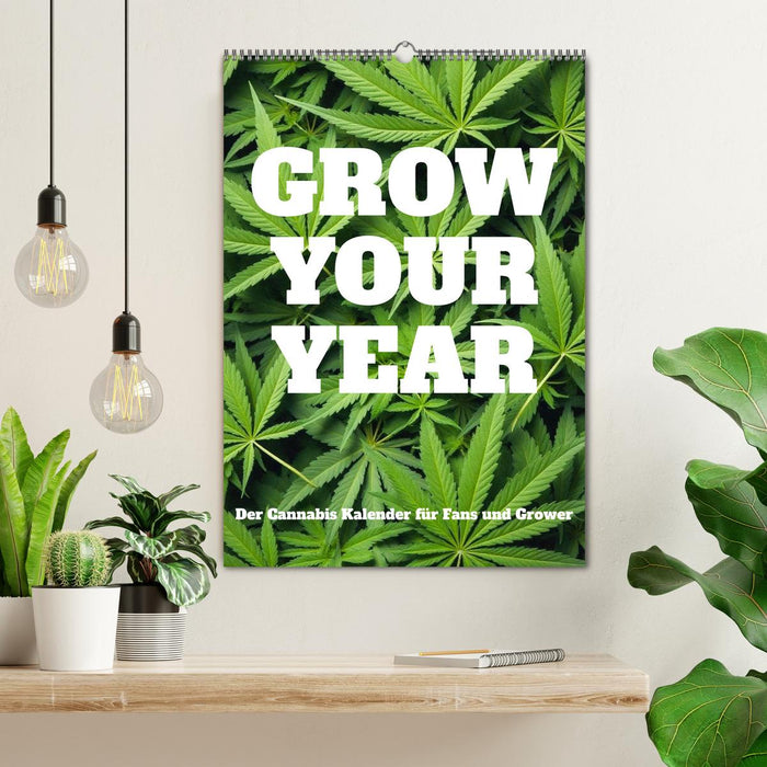 Grow your Year - Der Cannabis Kalender für Fans und Grower (CALVENDO Wandkalender 2027)