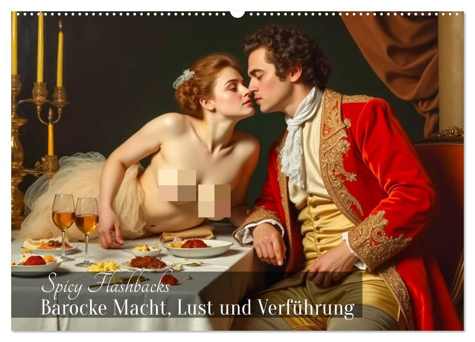 Spicy Flashbacks - Barocke Macht, Lust und Verführung (CALVENDO Wandkalender 2027)