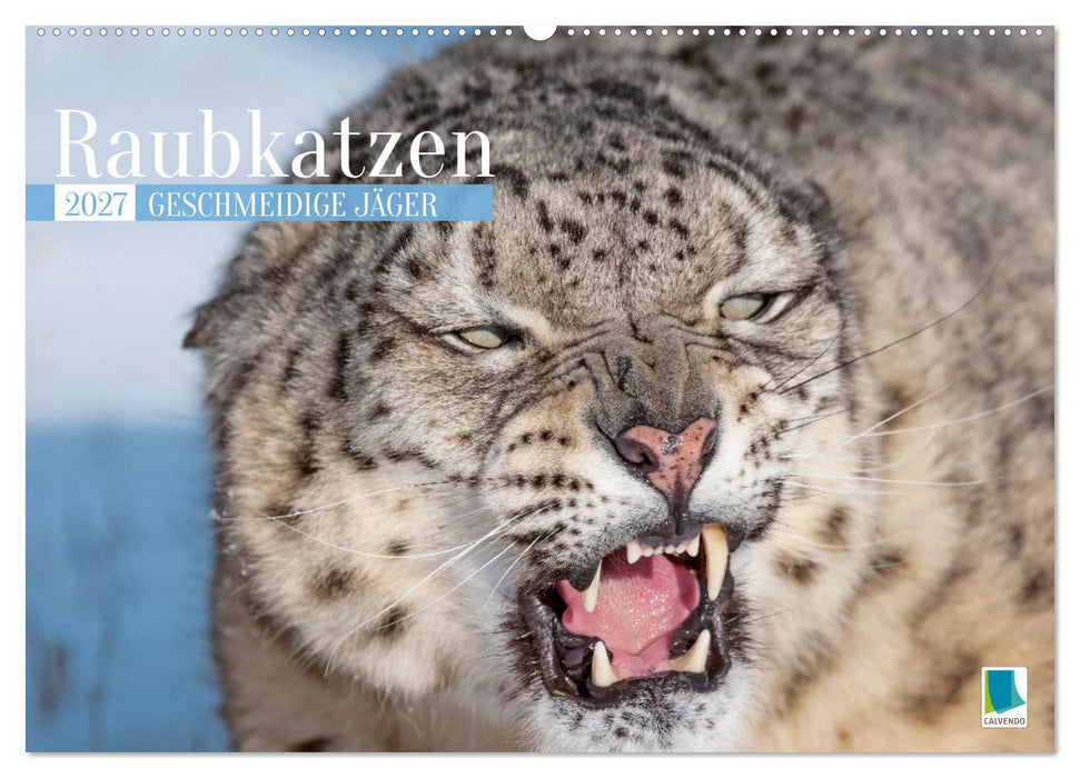 Raubkatzen: Geschmeidige Jäger (CALVENDO Wandkalender 2027)