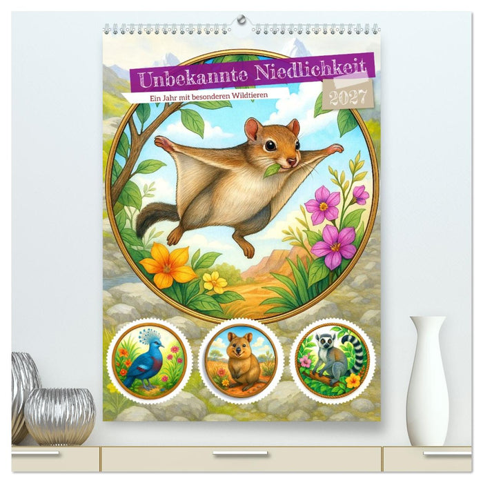 Unbekannte Niedlichkeit (CALVENDO Premium Wandkalender 2027)