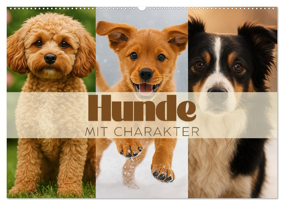 Hunde mit Charakter (CALVENDO Wandkalender 2027)