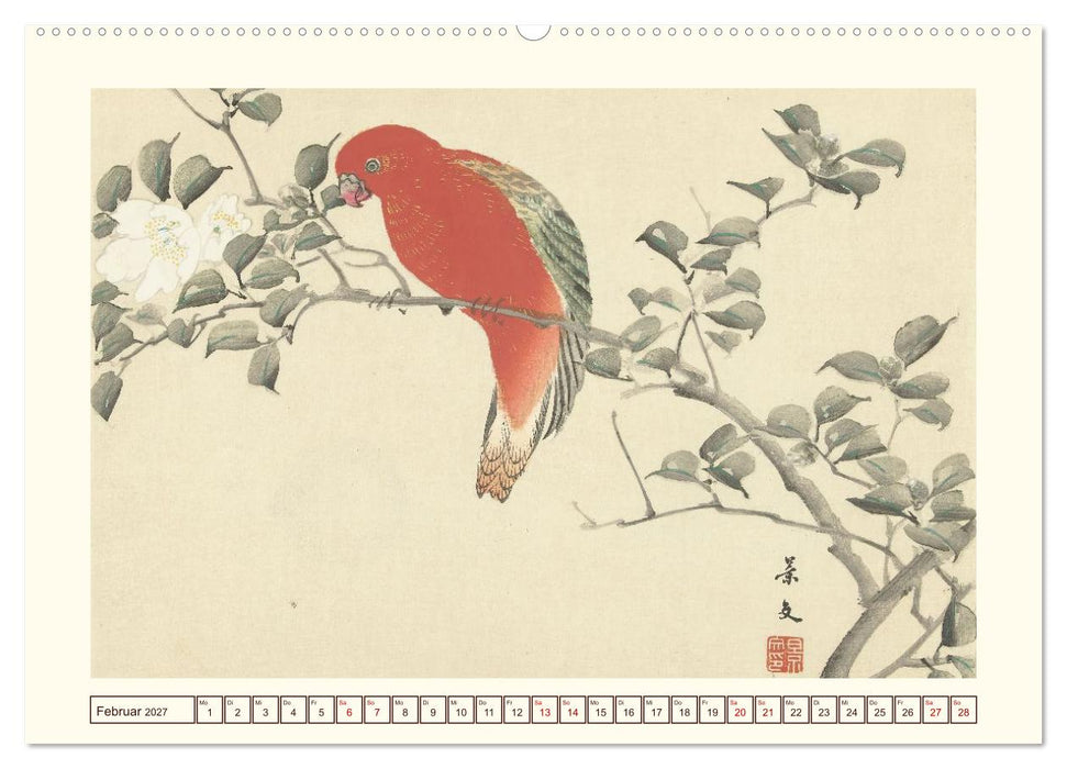 Blüte und Feder (CALVENDO Wandkalender 2027)