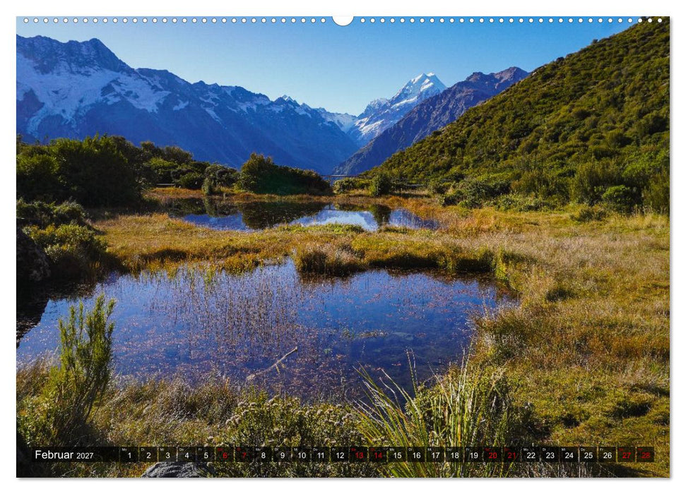 Neuseeland - vom Cape Reinga bis zum Franz-Josef-Gletscher (CALVENDO Wandkalender 2027)
