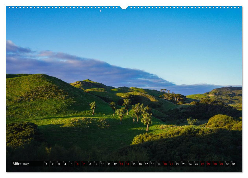 Neuseeland - vom Cape Reinga bis zum Franz-Josef-Gletscher (CALVENDO Wandkalender 2027)